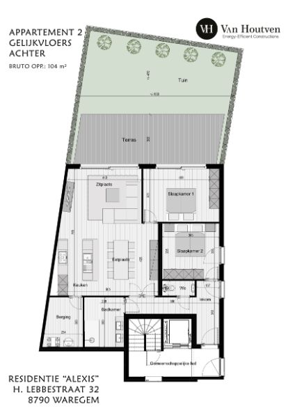 gelijkvloers appartement foto 2