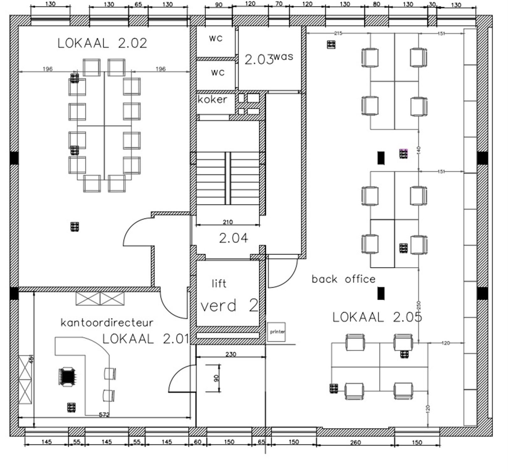 Kantoor op toplocatie met parkeerplaatsen centrum Kortrijk foto 13