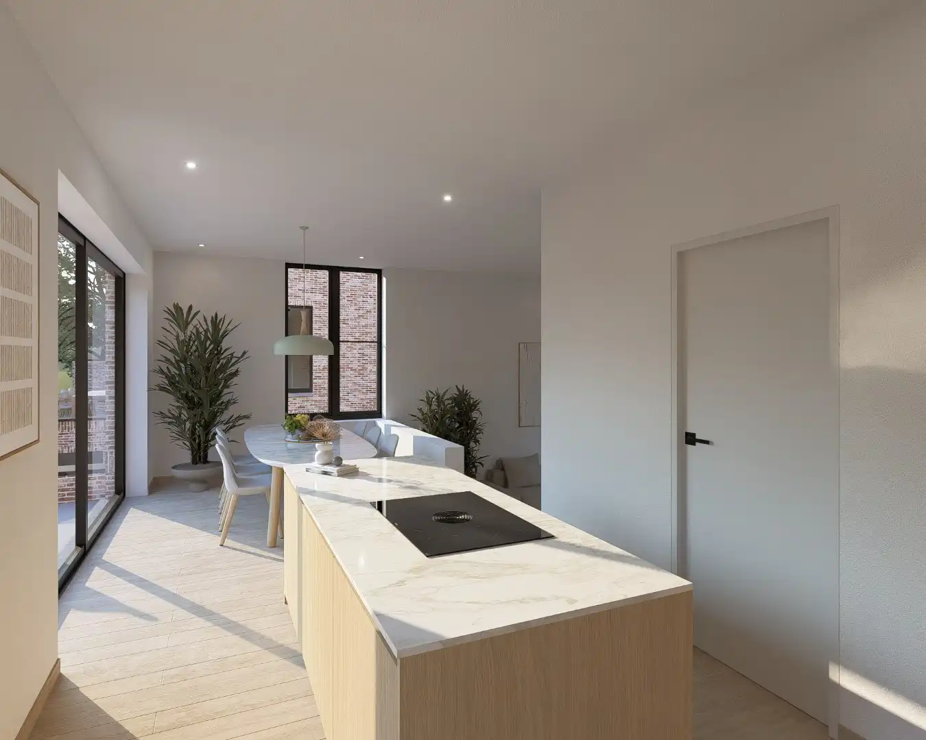 Hoogwaardig afgewerkte halfvrijstaande nieuwbouwwoning op een perceel van 8a42ca te As! foto 6