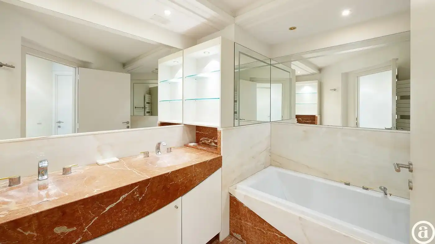 Ruim appartement met zij zeezicht nabij het Albertstrand     foto 10