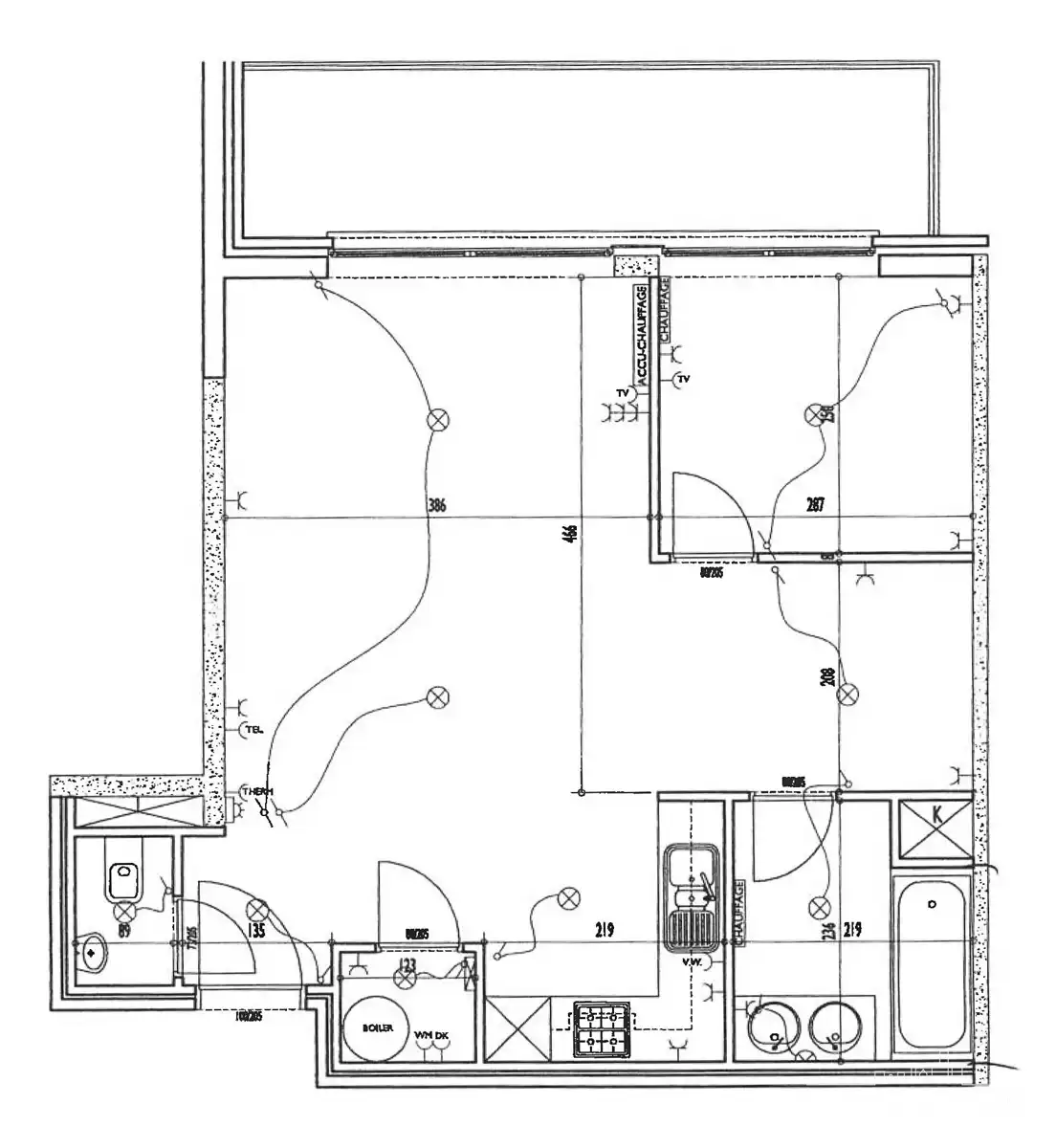 LICHTRIJK - 1 slaapkamer GEMEUBELD appartement met terras foto 11