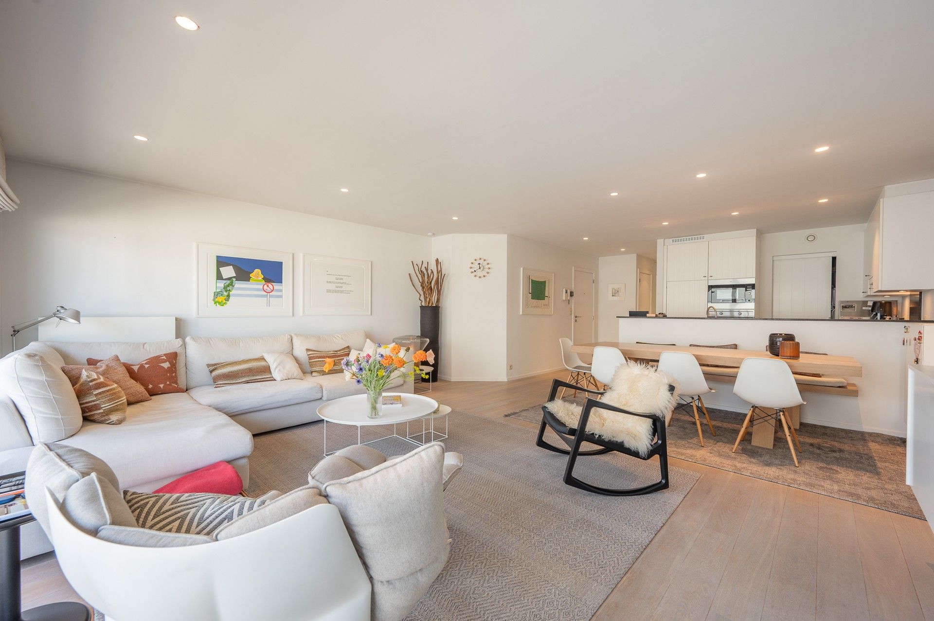 Prachtig appartement met zijdelings zeezicht aan het Albertstrand foto 2