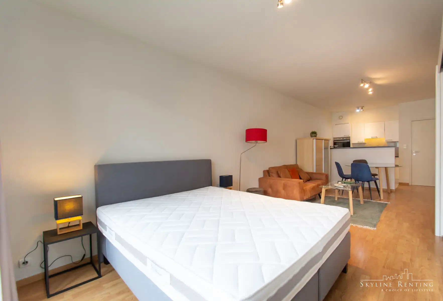 Mooi gemeubelde studio met terras bij EU-Parlement foto 5