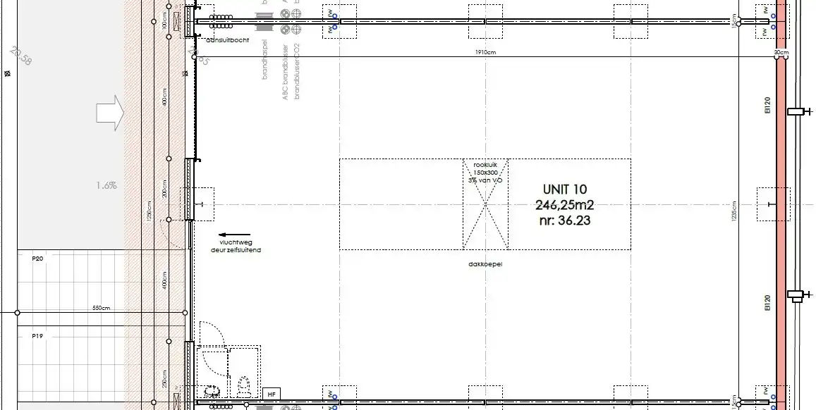 Loods te koop – 246 m² met 2 parkeerplaatsen inbegrepen op de industriezone te Ichtegem foto 9