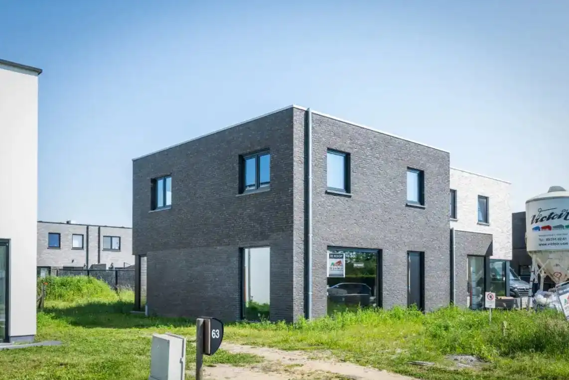 Halfopen nieuwbouwwoningen in centrum Kaprijke foto 7