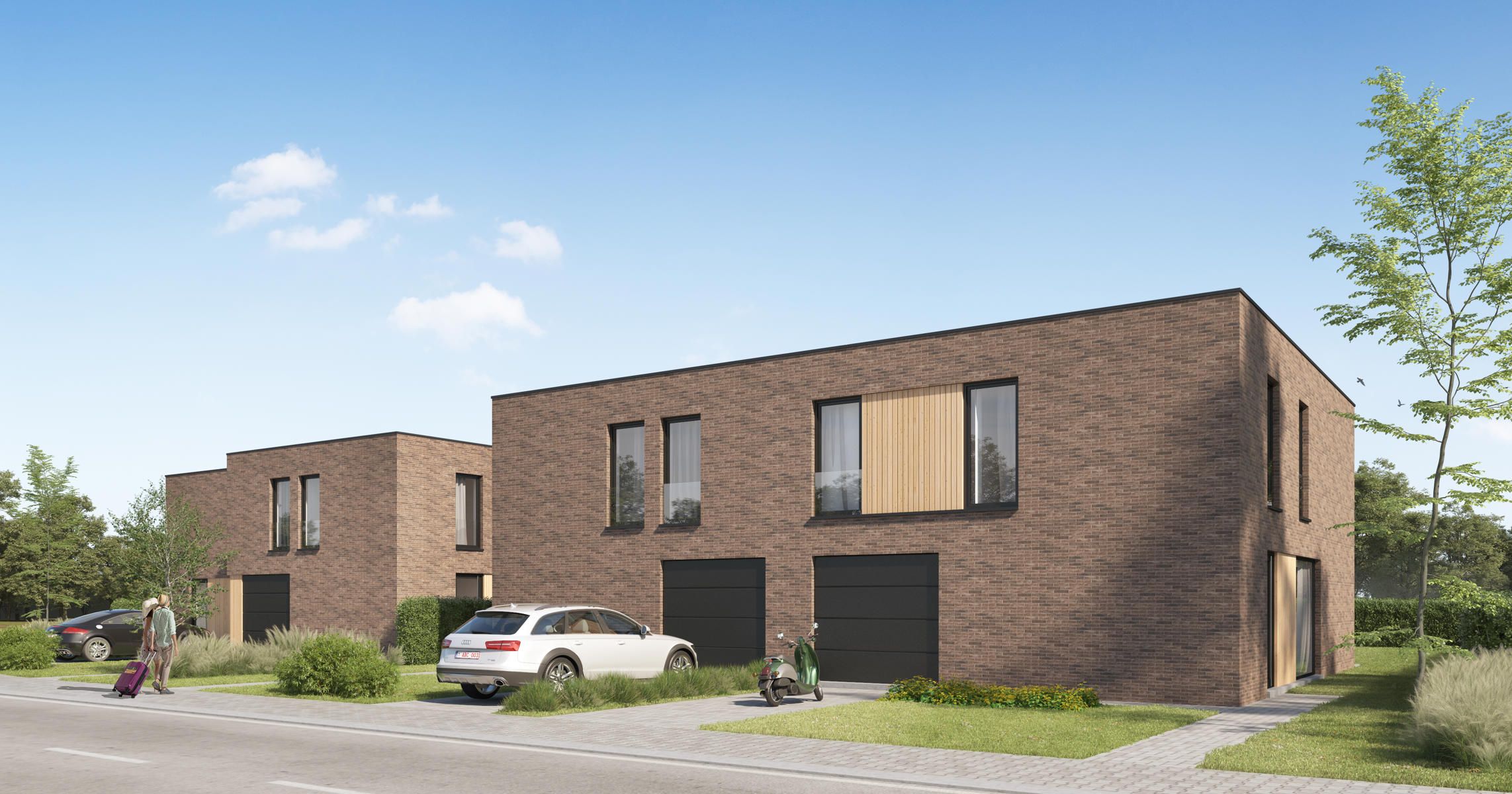 Moderne, halfopen woningen foto 3