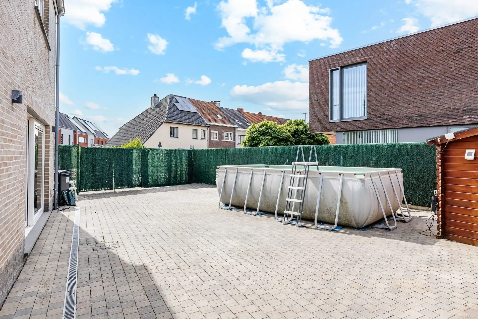 Instapklare halfopen bebouwing met 3 slaapkamers, zonnepanelen en zonnige tuin te Aalst foto 7