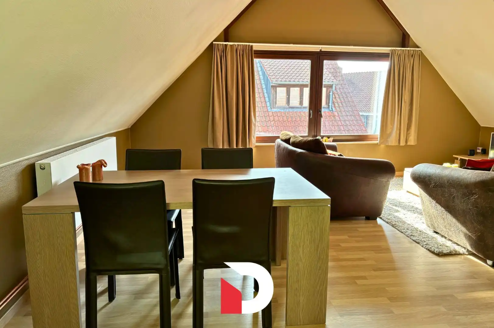 Ruim appartement met 1 slaapkamer te Brugge foto 4