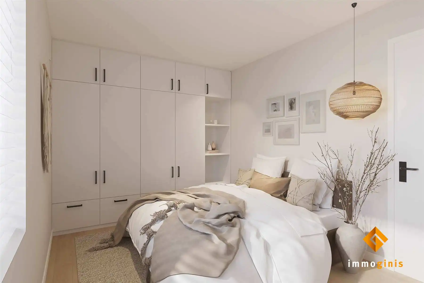 OPEN WERF! Appartement (eerste verdieping)  met 2 slaapkamers en overdekt terras.  foto 8