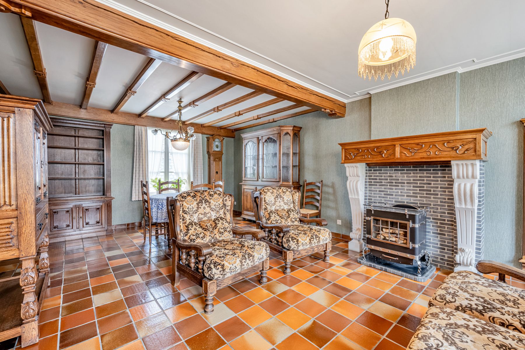 Charmante fermette op perceel van 1548m² mooie tuin + oprit! foto 6