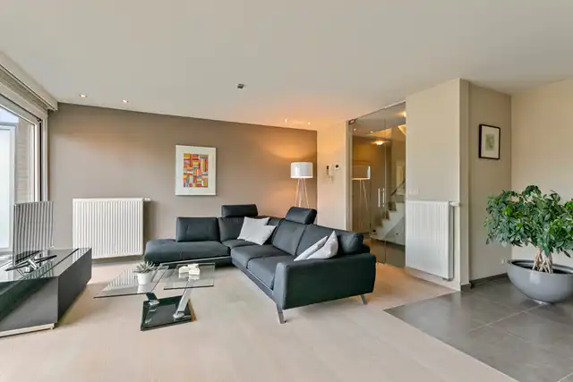 Exclusief duplex-appartement met 3-slk en riant terras op gegeerde ligging aan de Visserij foto 3