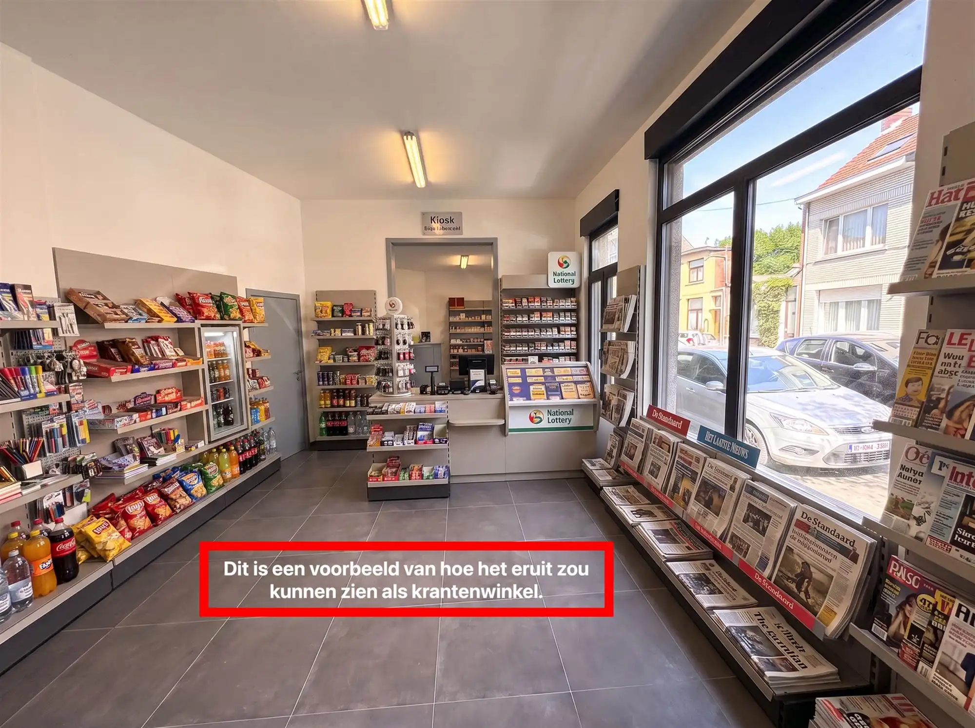 Commercieel gelijkvloers met ruime voorraadkelder. foto 2