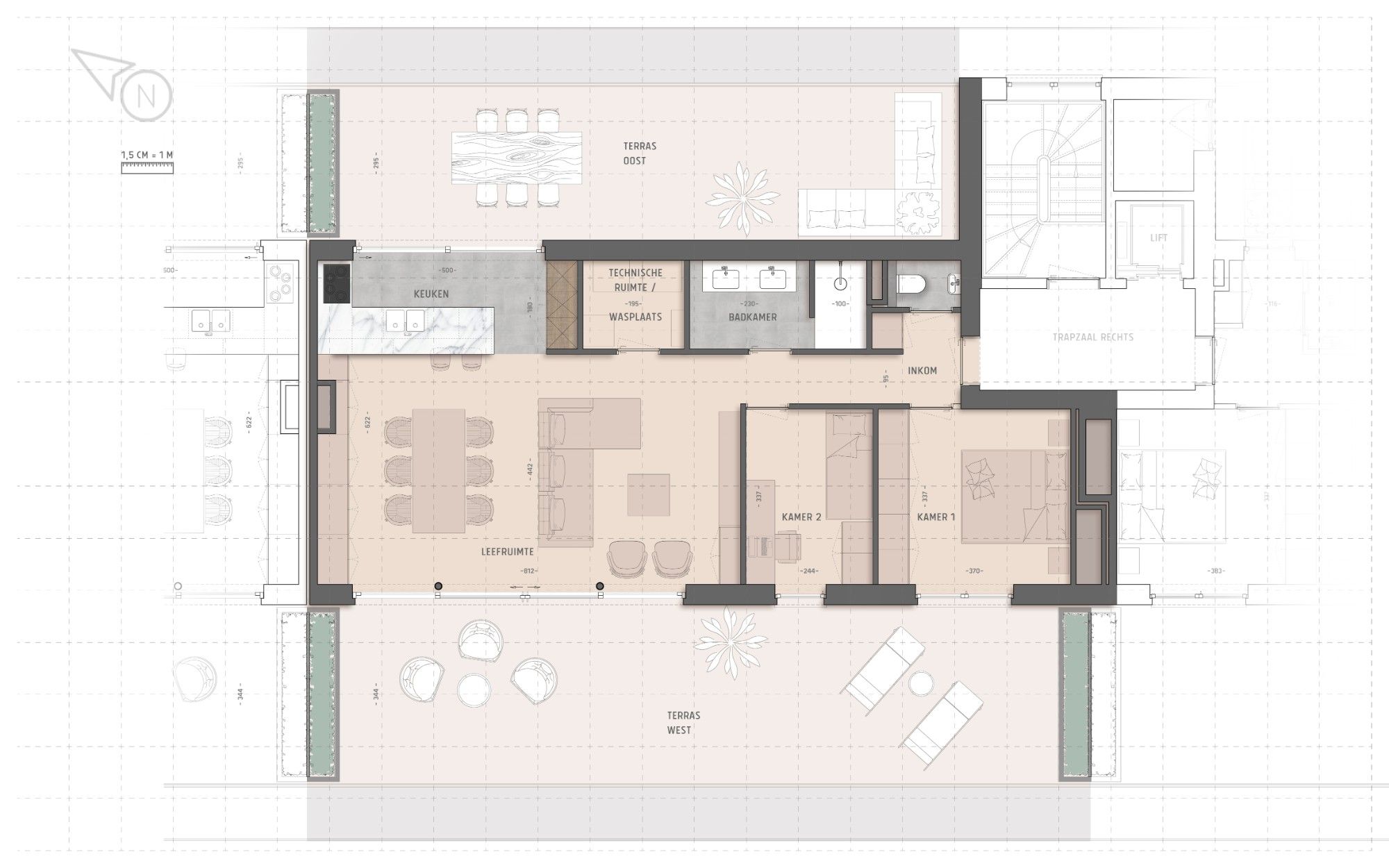 Sublieme penthouse met groot terras en prachtig uitzicht foto 4