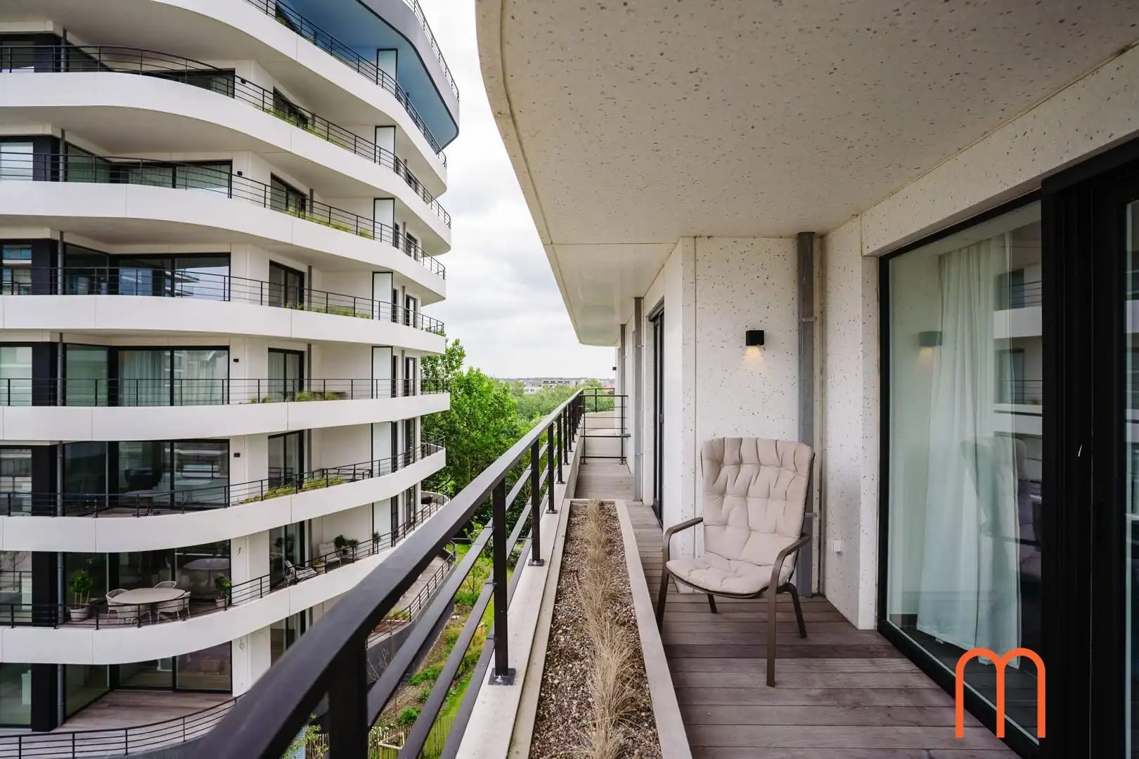 Appartement te koop in Residentie The Waves – Sand, Oostende | 2 slaapkamers, zeezicht & ruim terras foto 9