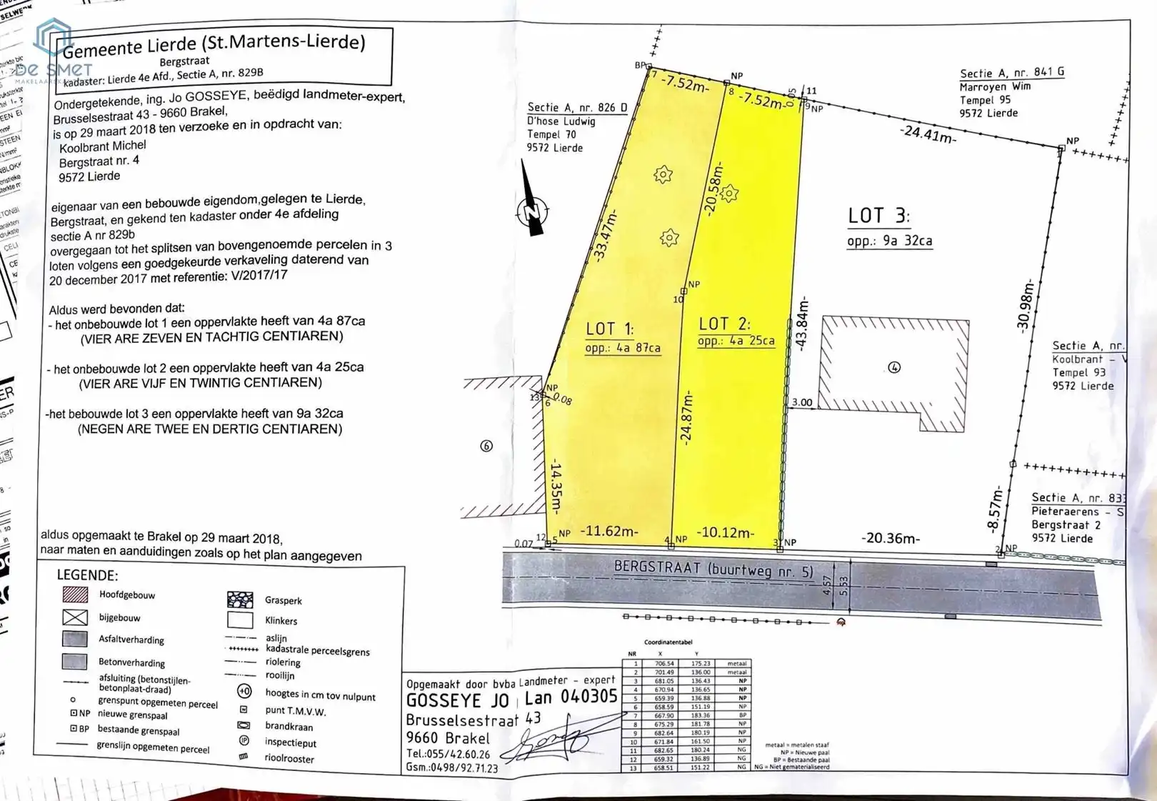 BOUWGROND MET VERGUNNING EN PLANNEN TE KOOP TE LIERDE. foto {{pictureIndex}}