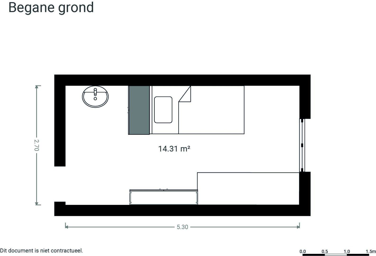  Studentenkamer in Residentie DE FLINT te centrum Leuven foto 20