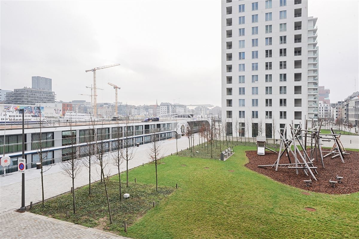 Tof 1 slaapkamer appartement met zicht op het Kattendijkdok foto 16