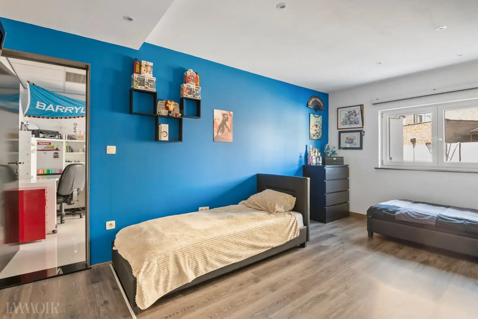 Gezellig gelijkvloers appartement met 3slpks en tuin. foto 16