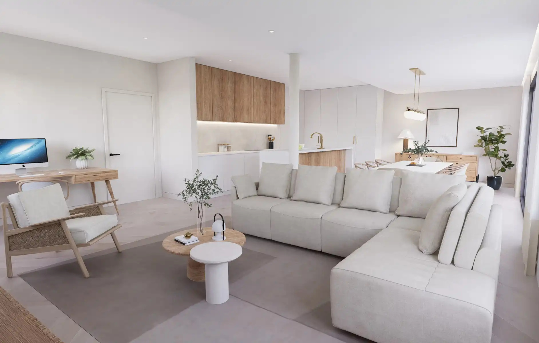 Gelijkvloersappartement met 2 slaapkamers in centrum Lede foto 3