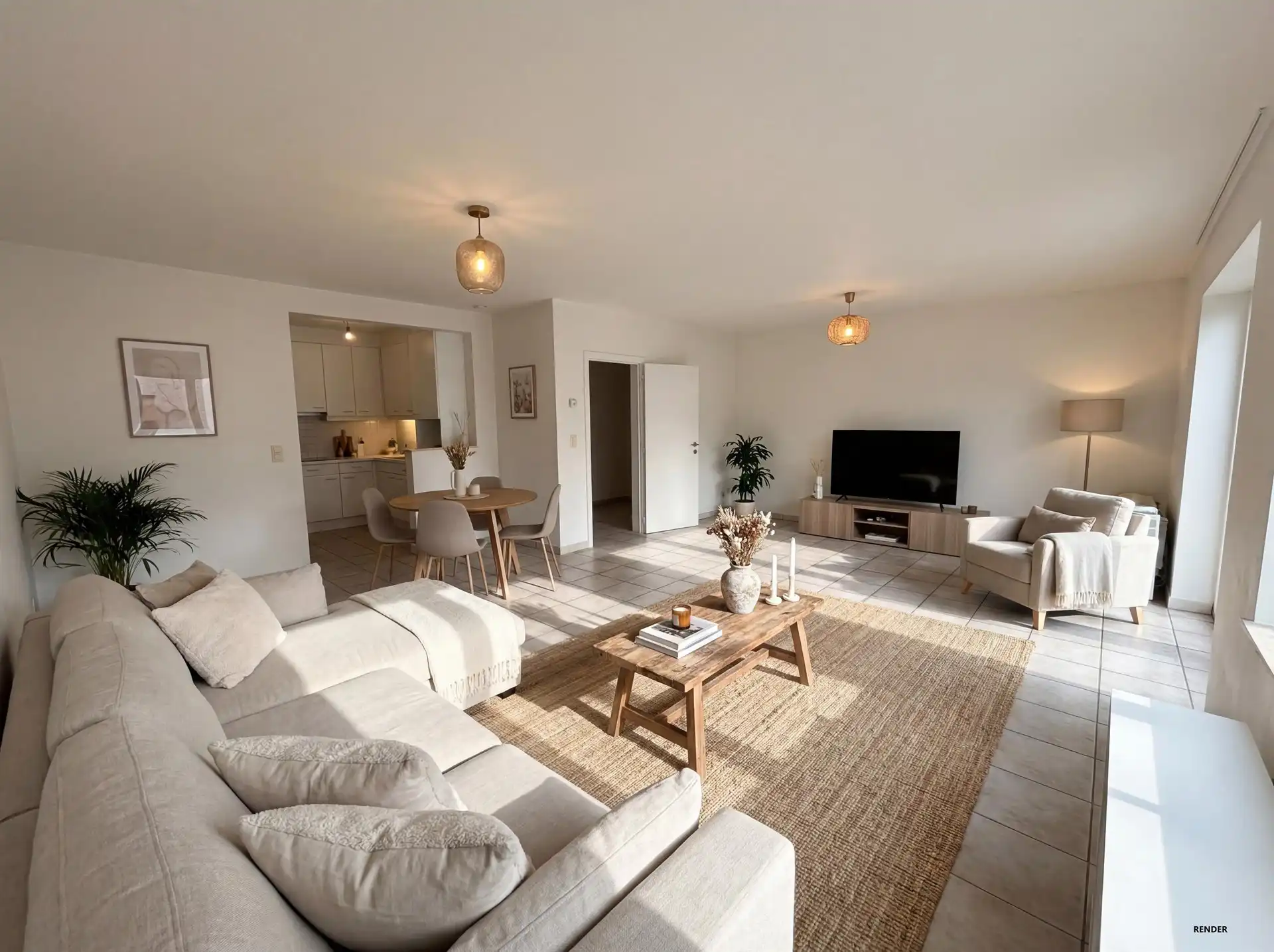 Appartement te huur Houtemstraat 12B/0001 - 9550 HERZELE