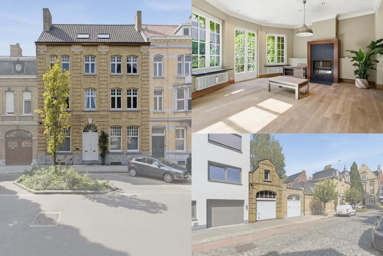 Bijzondere ruime herenwoning met 5 slaapkamers, 2 bureelruimtes, garage en tuin in het centrum van Ieper foto {{pictureIndex}}