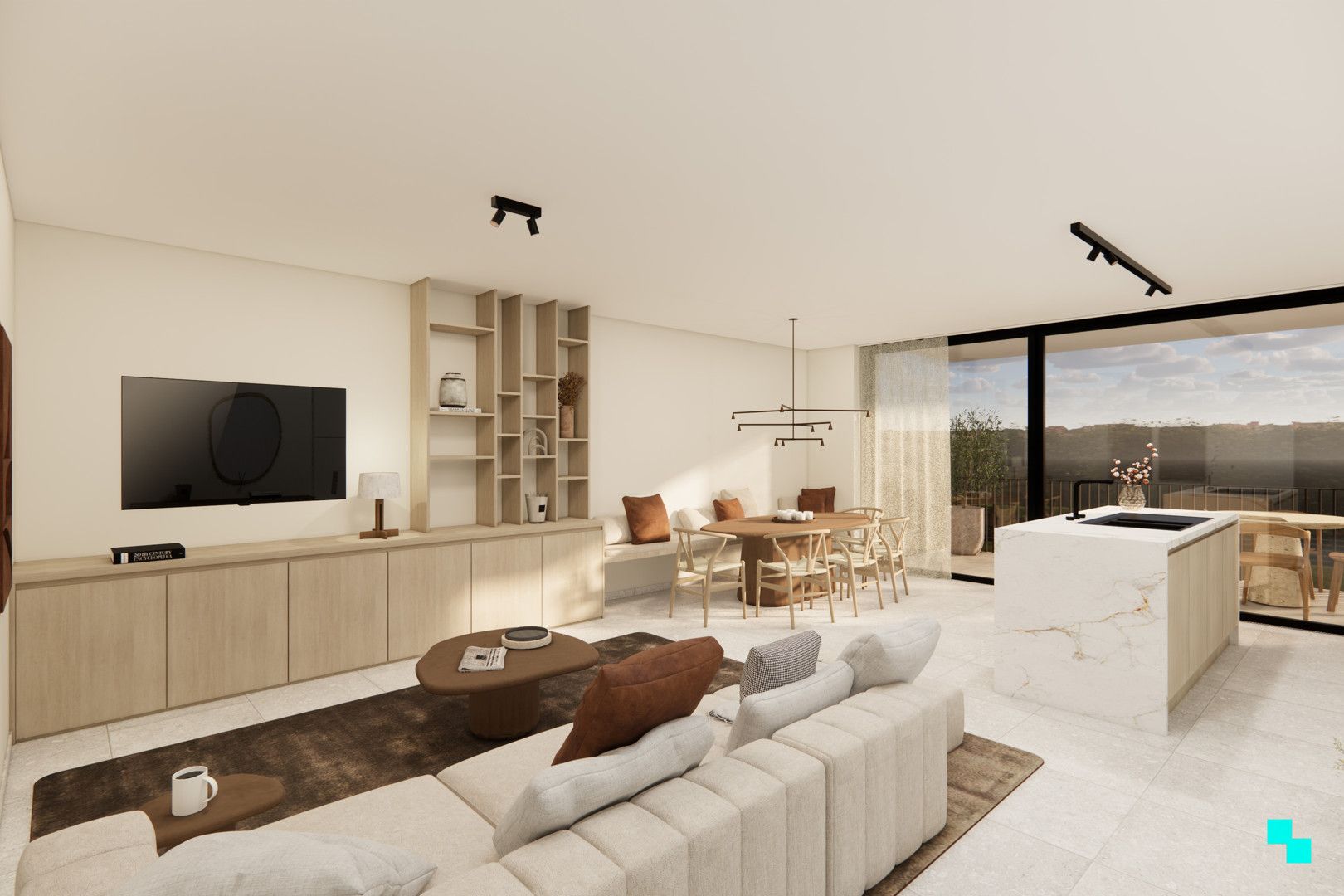 Een modern woonproject tussen Merelbeke en Gent foto {{pictureIndex}}
