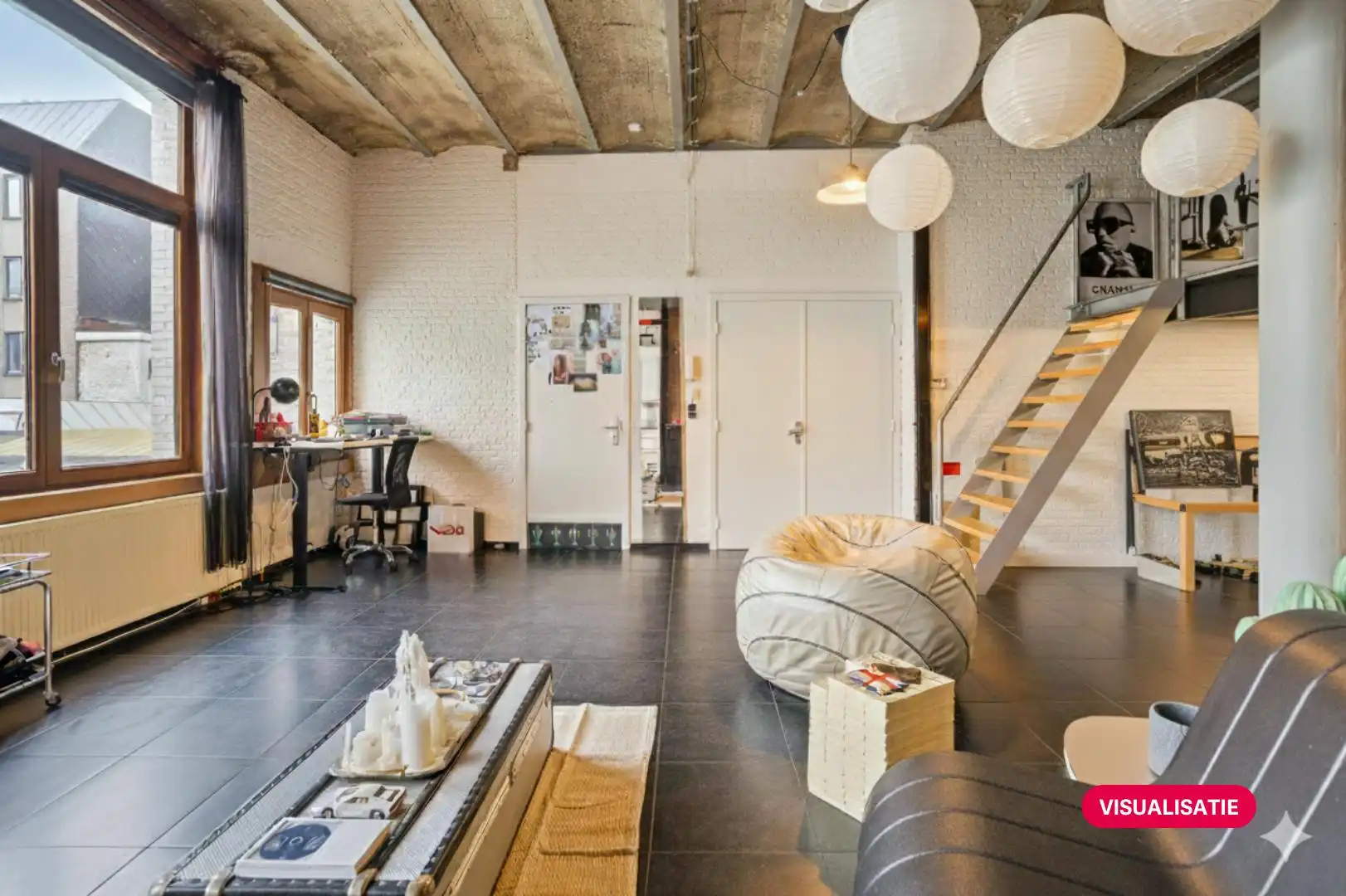 Duplex loft met hobbyruimte en terras te koop te Antwerpen. foto 18