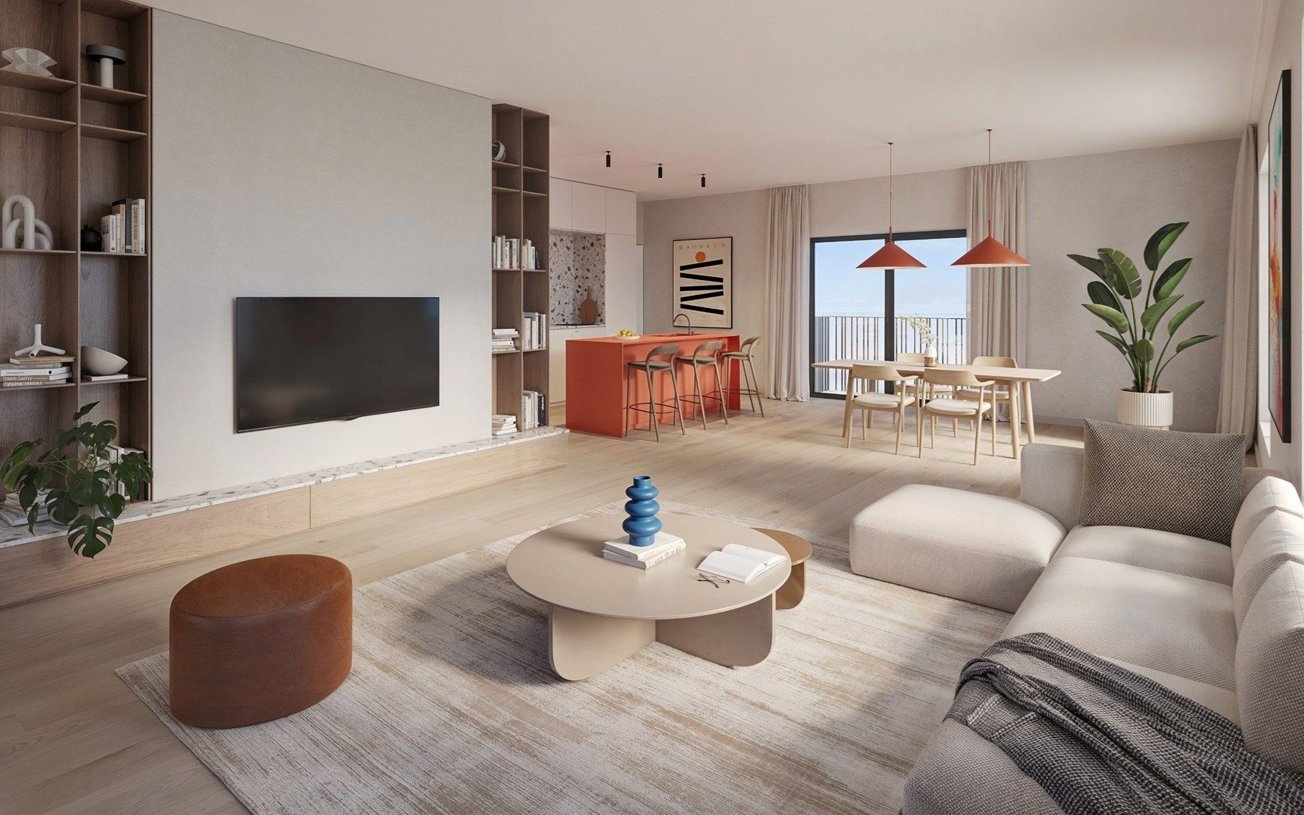 Energiezuinig nieuwbouwappartement met terras in centrum Oudenaarde foto 2