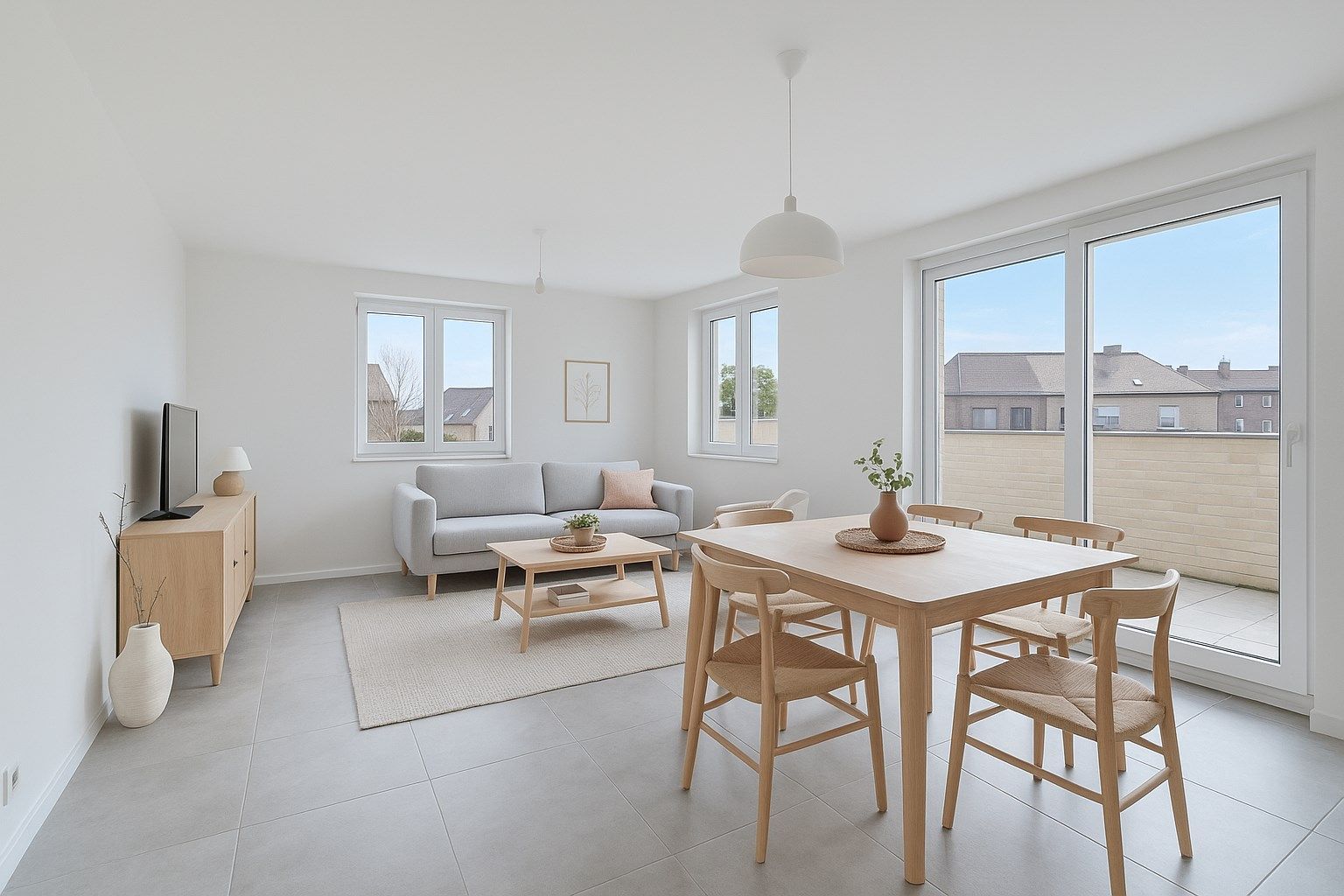 ENERGIEZUINIG DUPLEX-APPARTEMENT MET 4 SLPKS TE SMEERMAAS-LANAKEN !  foto 7