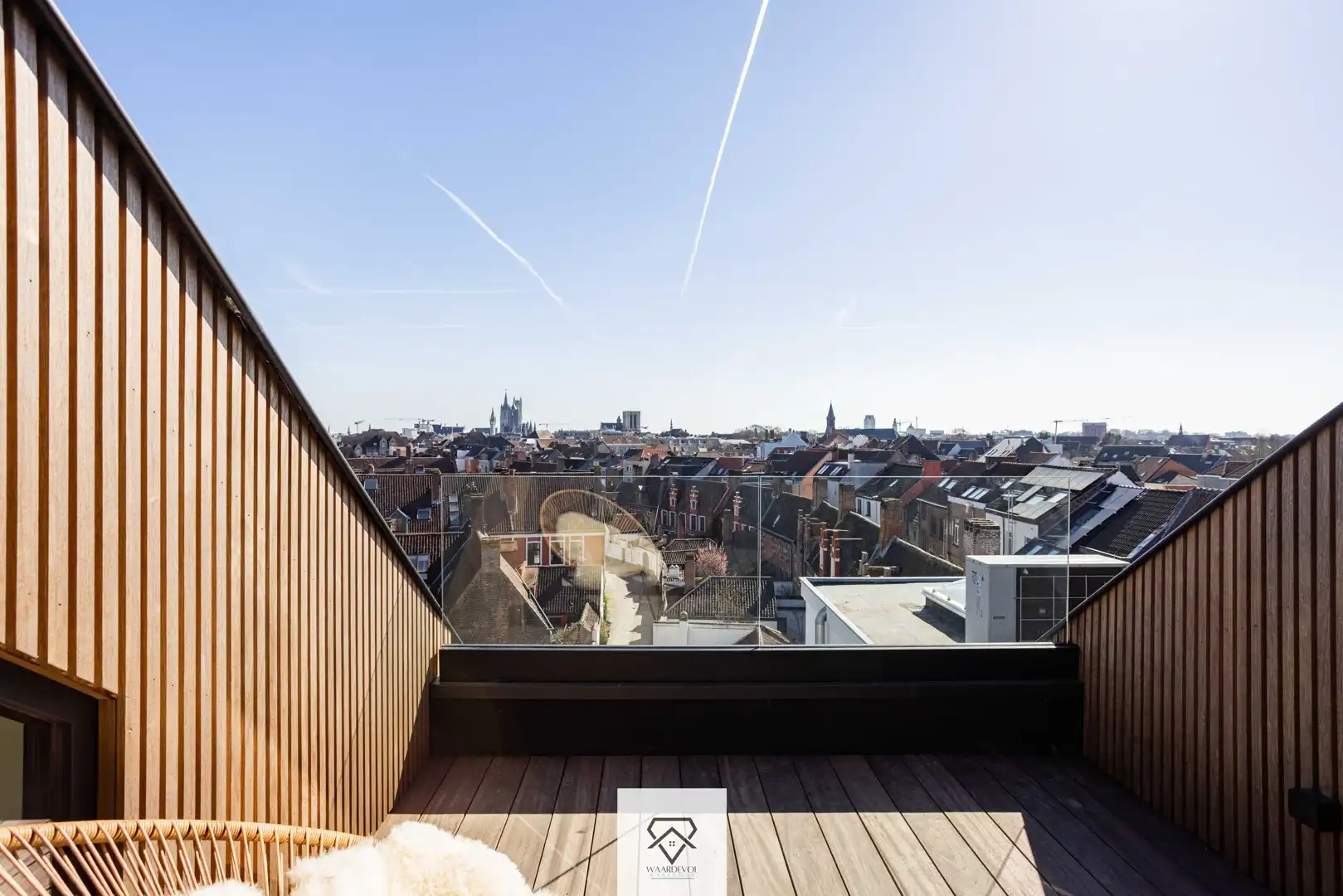 Penthouse123 met fenomenaal uitzicht over Gent foto {{pictureIndex}}