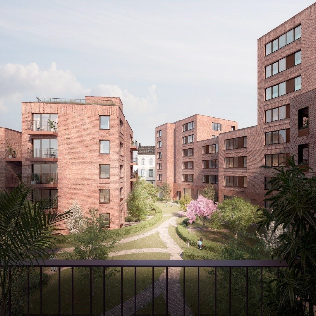 APPARTEMENT met Zuid-terras, 96m², 2 slaapkamers - Res. B'HIVE foto {{pictureIndex}}