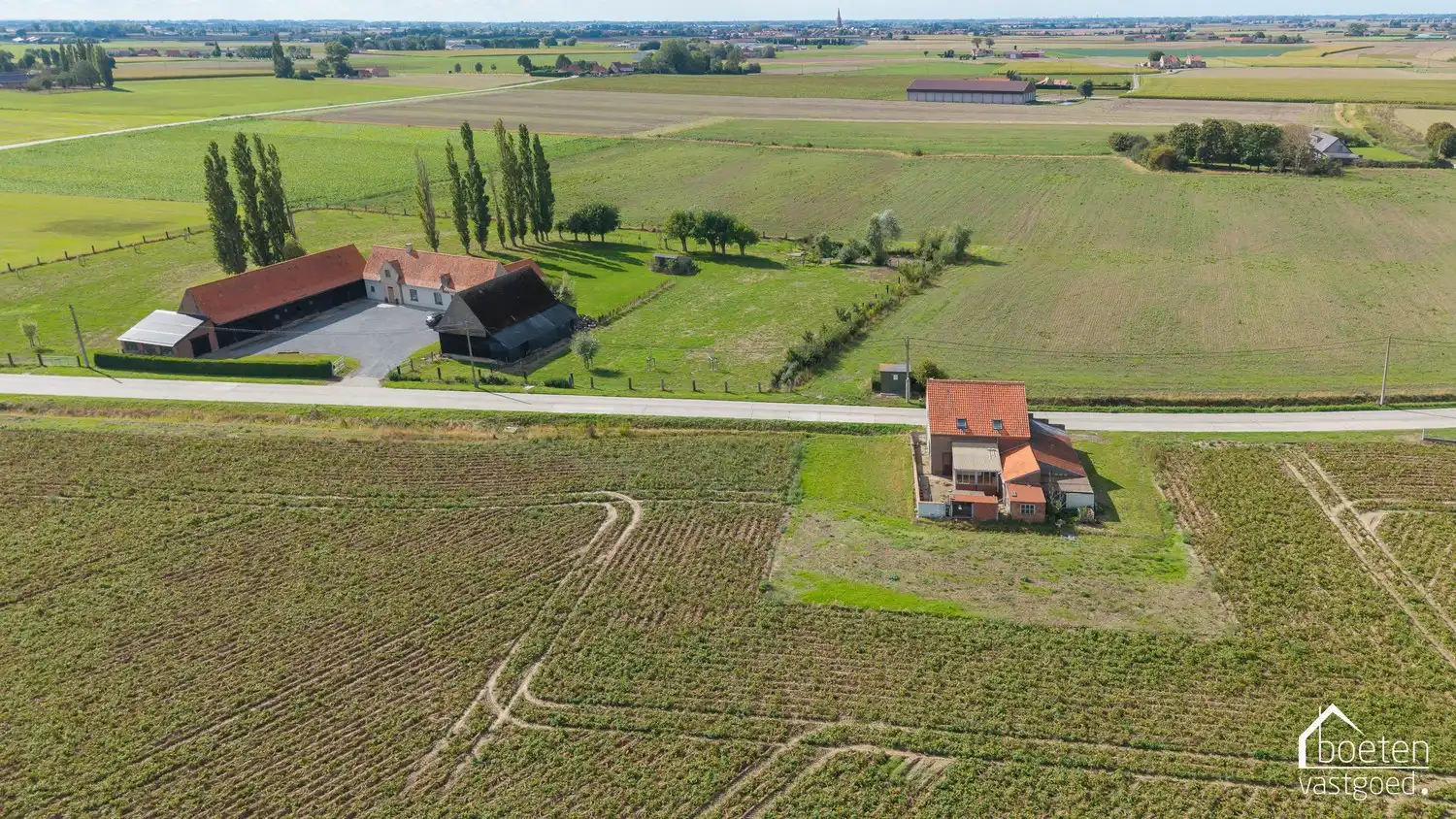 Leisele :Landelijk gelegen renovatiewoning op 1.477 m² grondoppervlakte met prachtig open zicht. foto 18