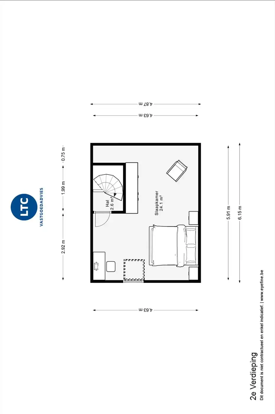 Rijwoning met tuin, garage en 2 slaapkamers in Tienen foto 29