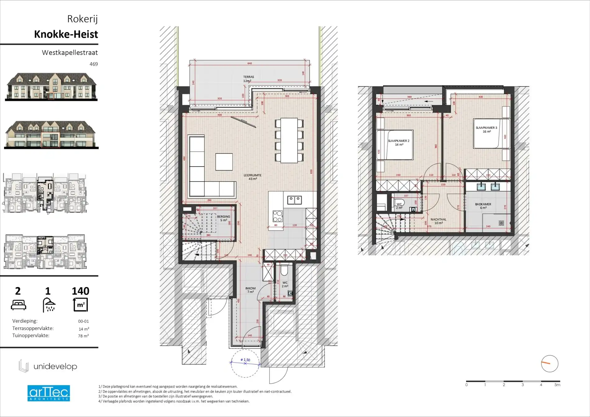 Duplex stapelwoning met tuin in Res. Rokerij – Westkapelle foto 7