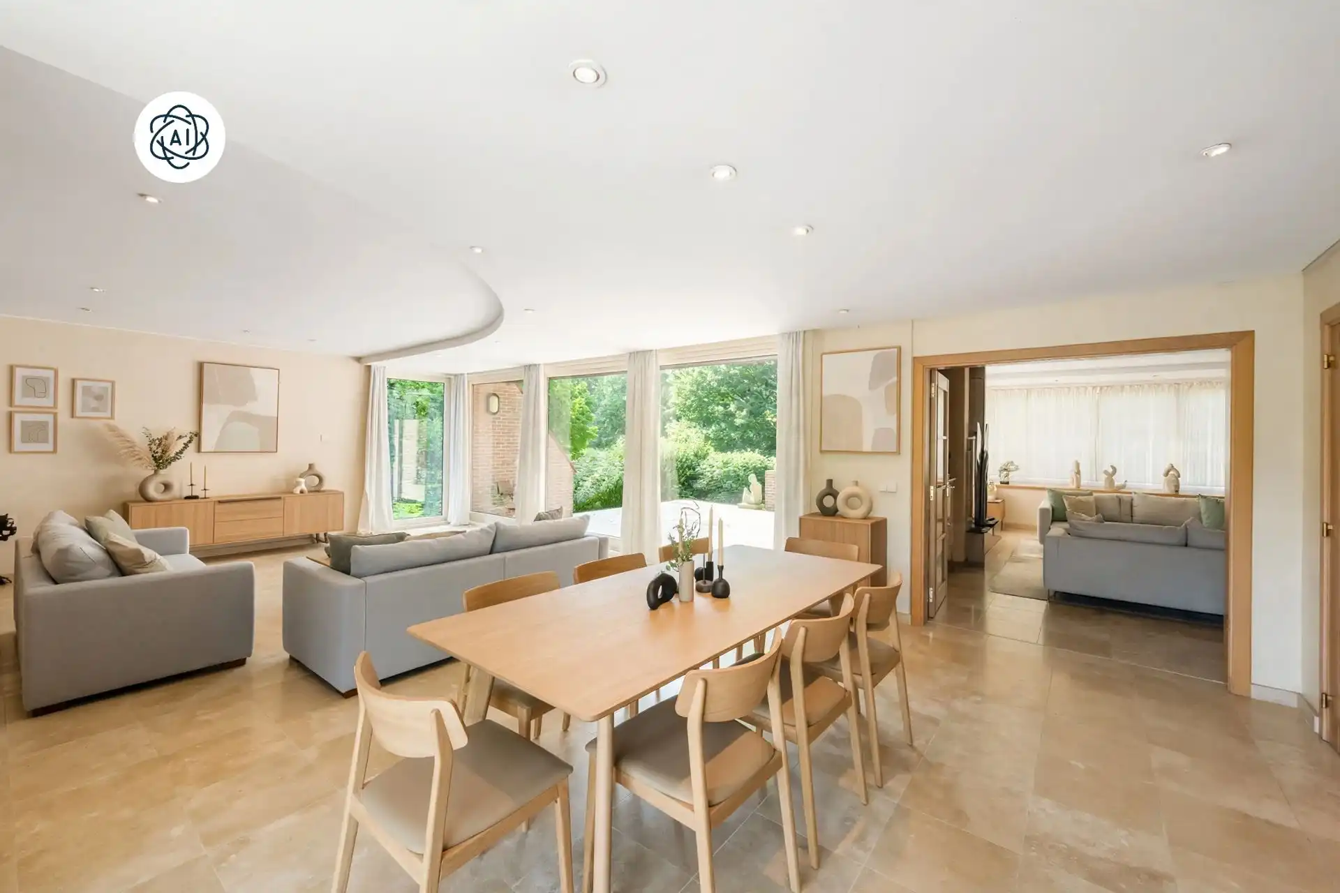 Exclusieve villa met 5 slpks op 1 hectare aan de Schelde foto 15