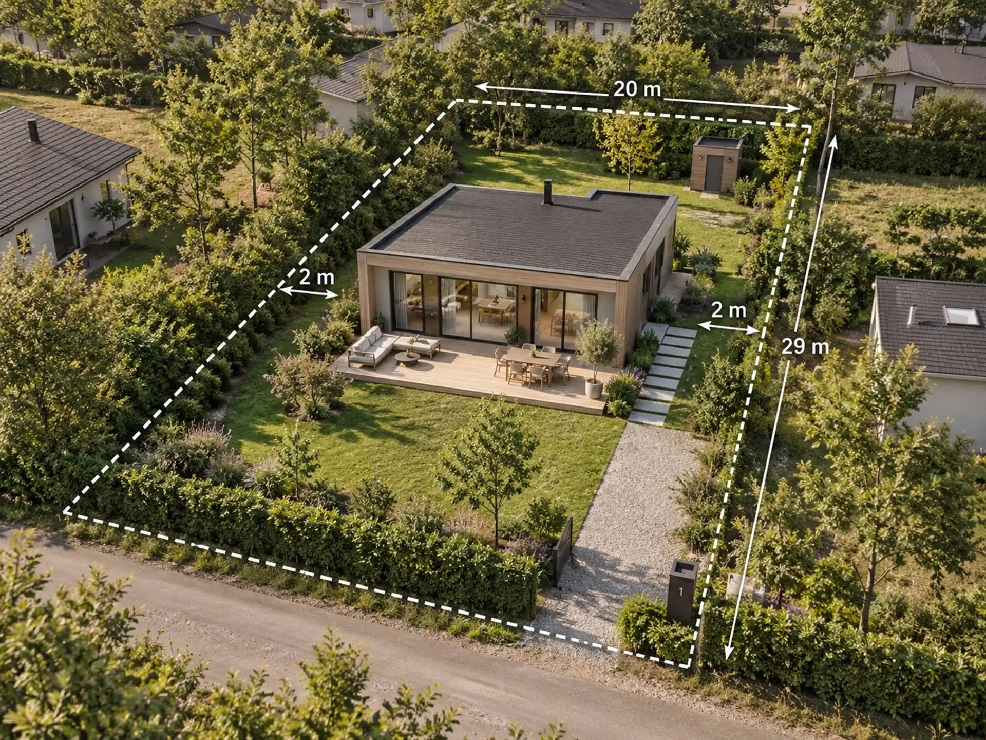 Perceel grond voor recreatiewoning van 588 m² foto 2