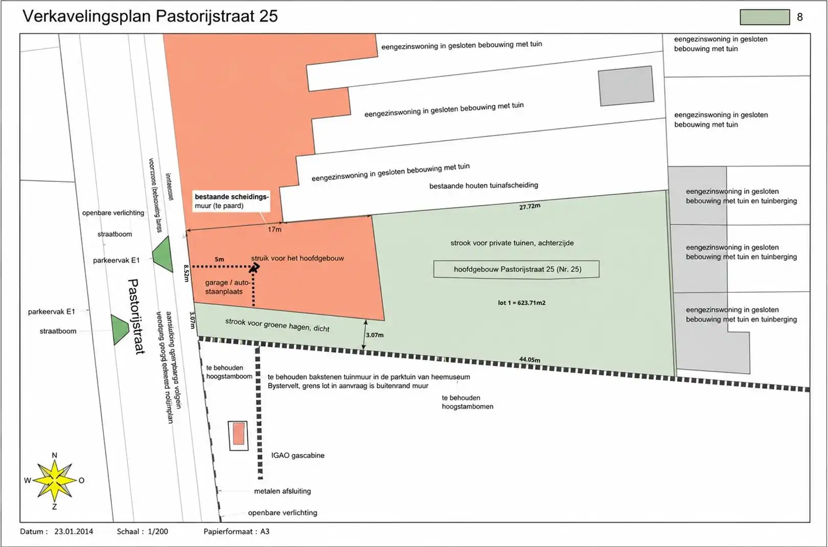 Bouwgrond (623m²) voor halfopen bebouwing in rustige en groene omgeving foto 15