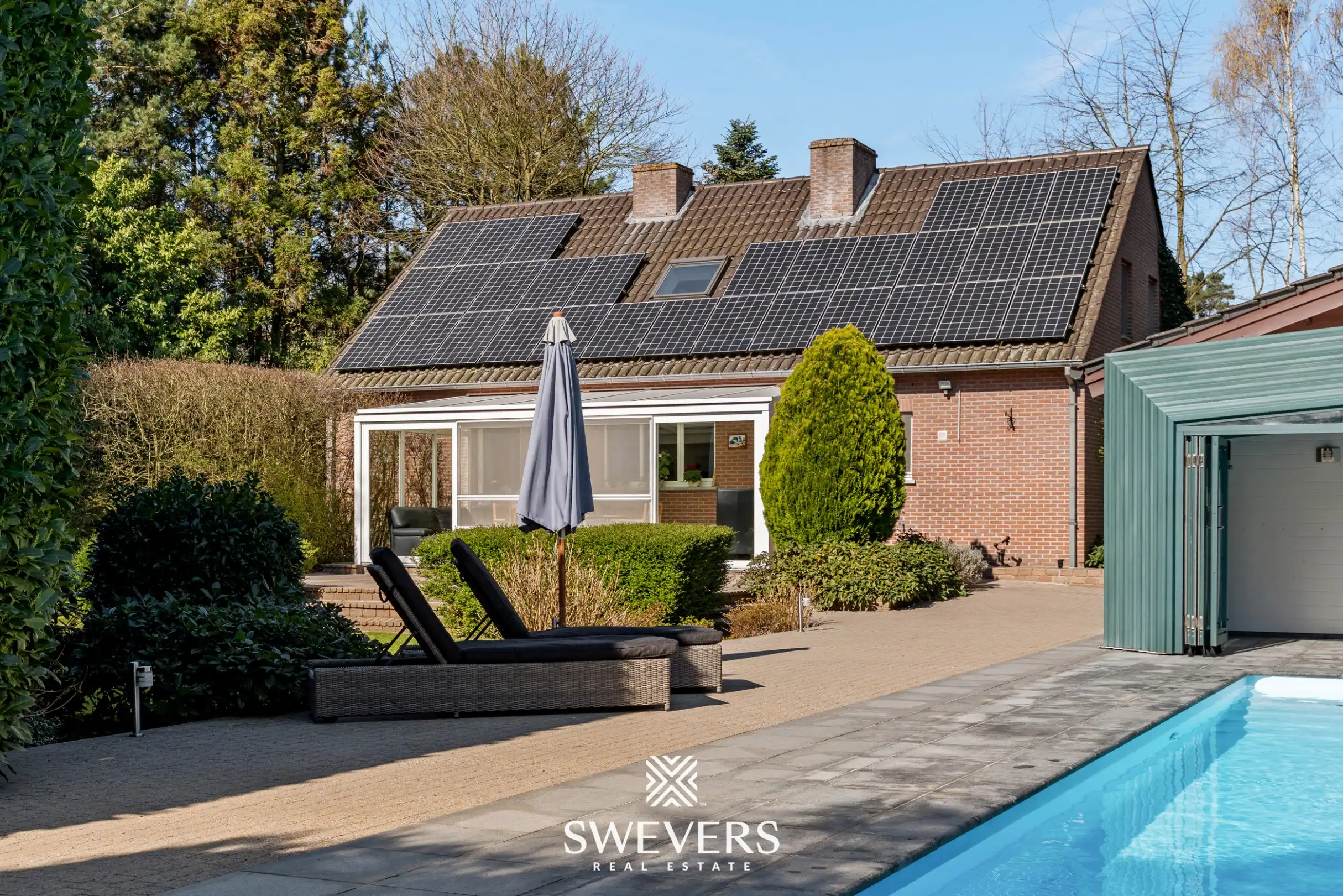 Ruime open bebouwing met zwembad op zonnig perceel (22a42ca) in Bolderberg foto 26