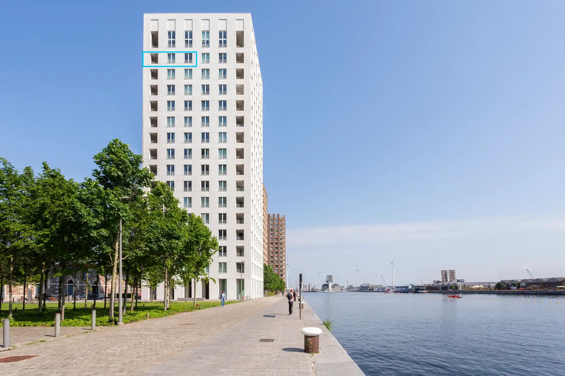 Lichtrijk appartement met unieke zichten over het Eilandje foto 2
