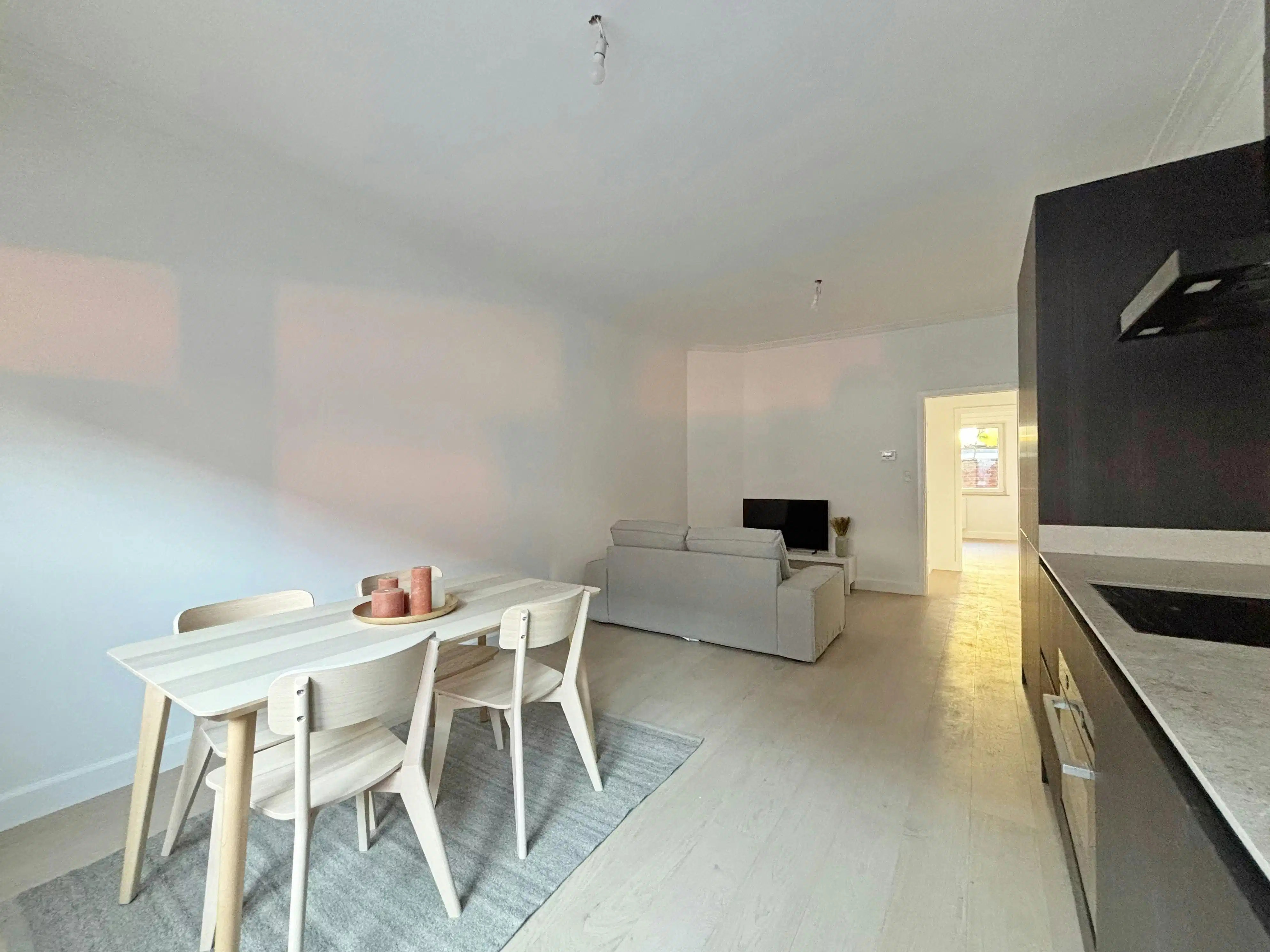 Gerenoveerd gelijkvloers appartement met twee slaapkamers foto 2