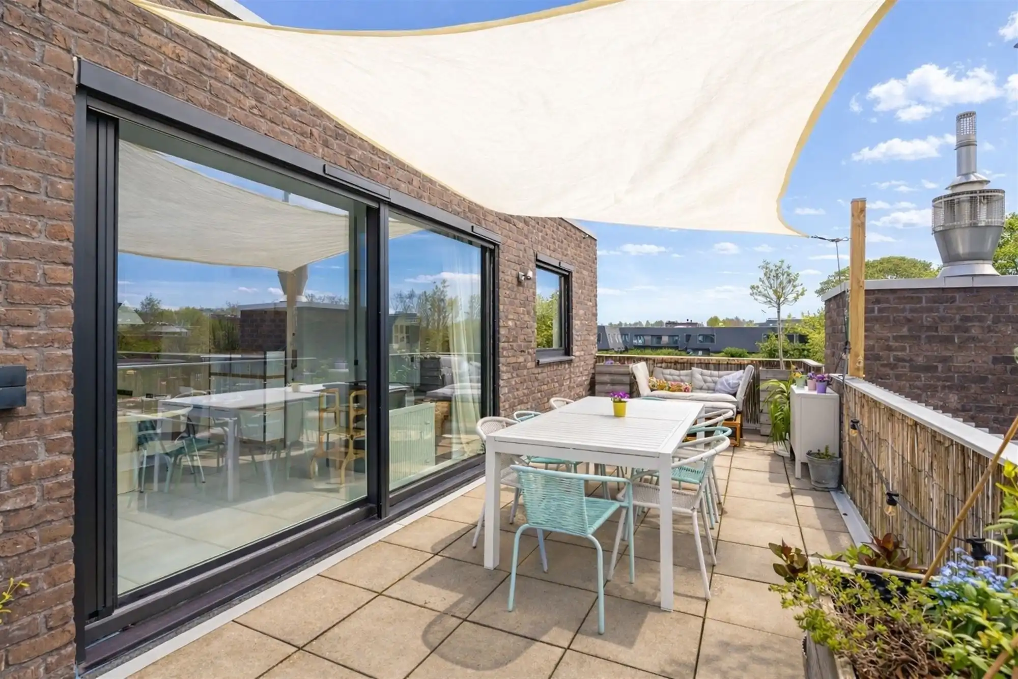Penthouse met 2 terrassen (40m²) te Pulhof in Berchem foto 10