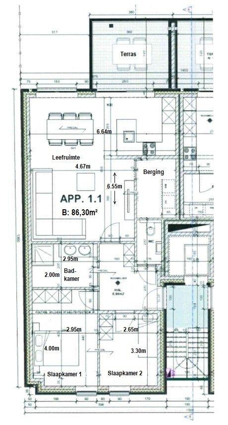 PRACHTIG APPARTMENT MET 2 SLK EN TERRAS HARTJE BREE! foto 30