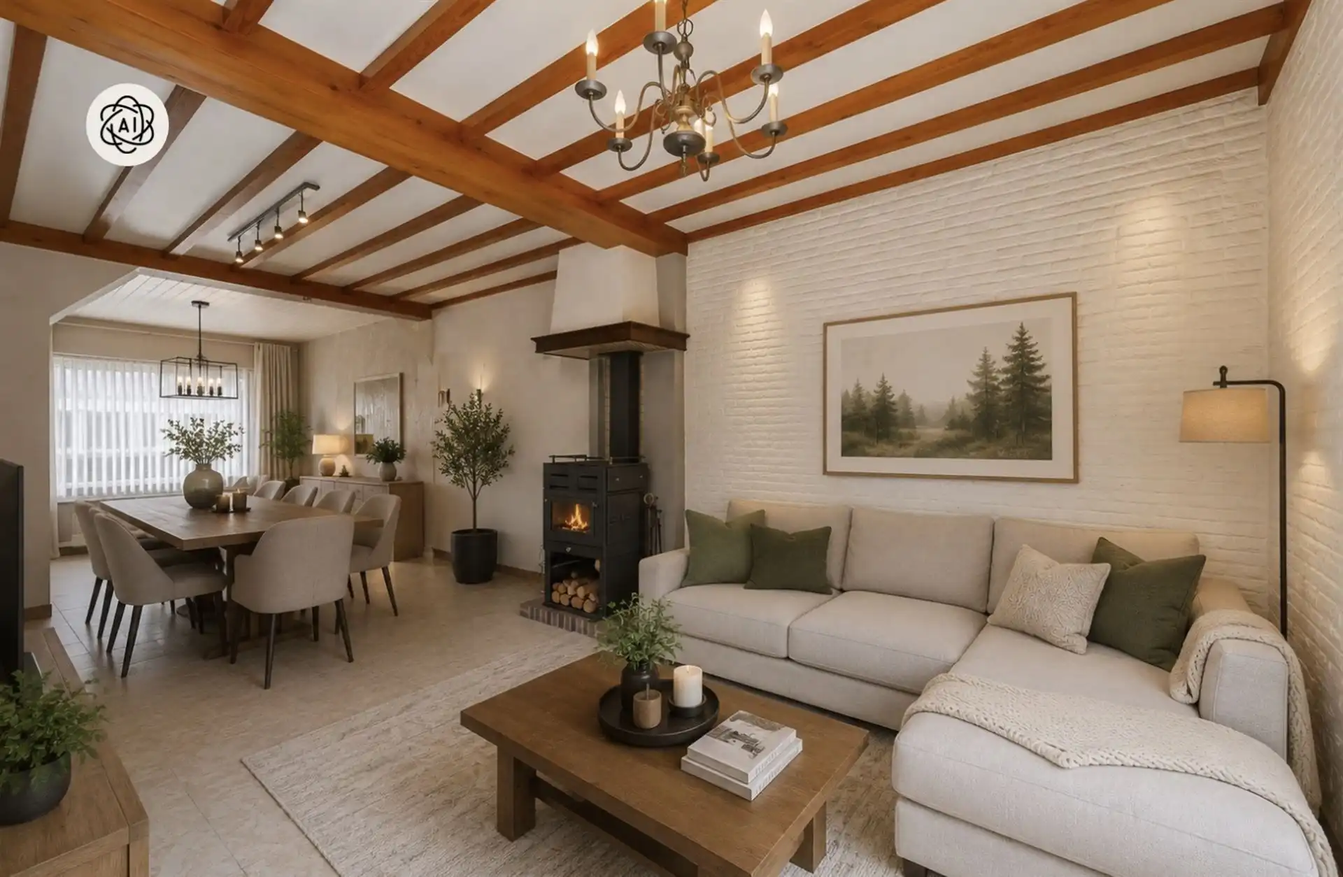 Te renoveren woning met 9 slpk, garage en tuin in Deerlijk foto 9