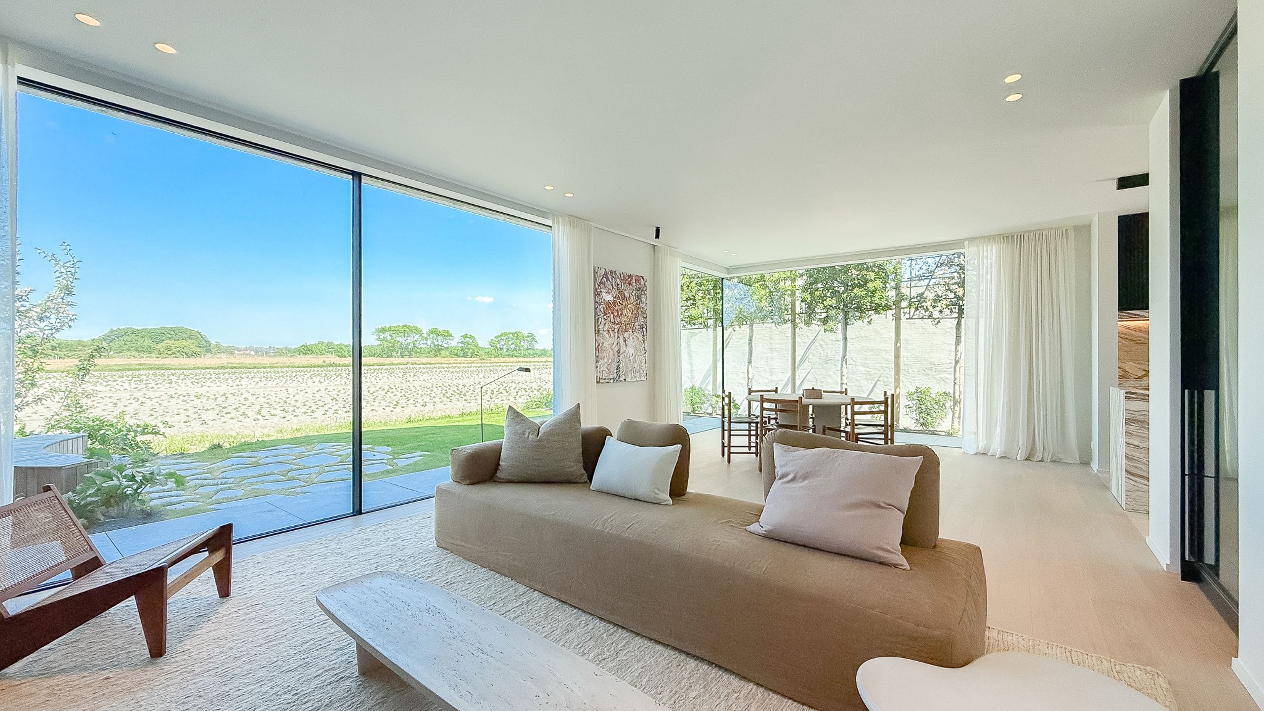 Nieuwbouwvilla - panoramisch zicht over de polders! foto 2