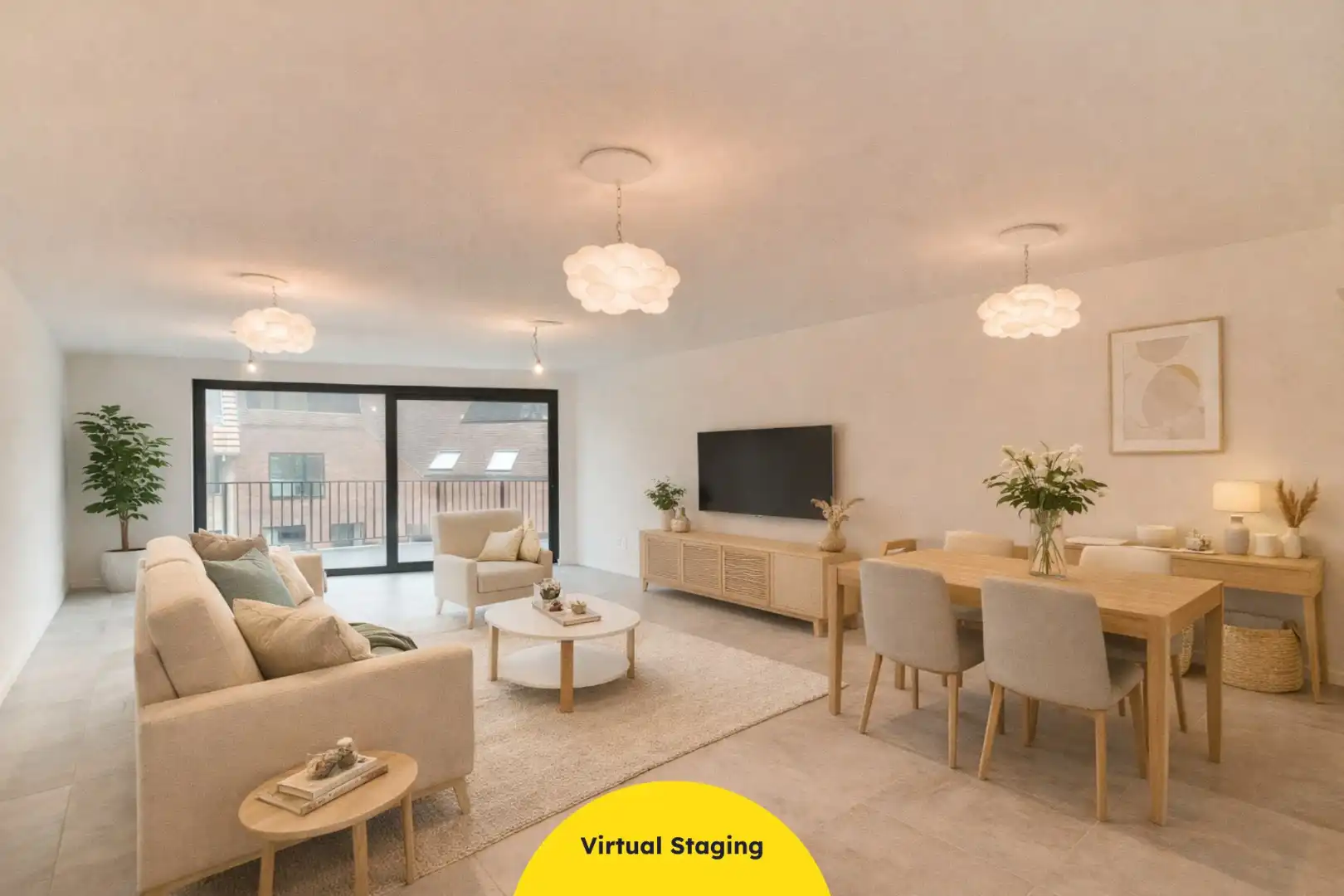 Royaal drie-slaapkamer appartement met ruim terras foto 2