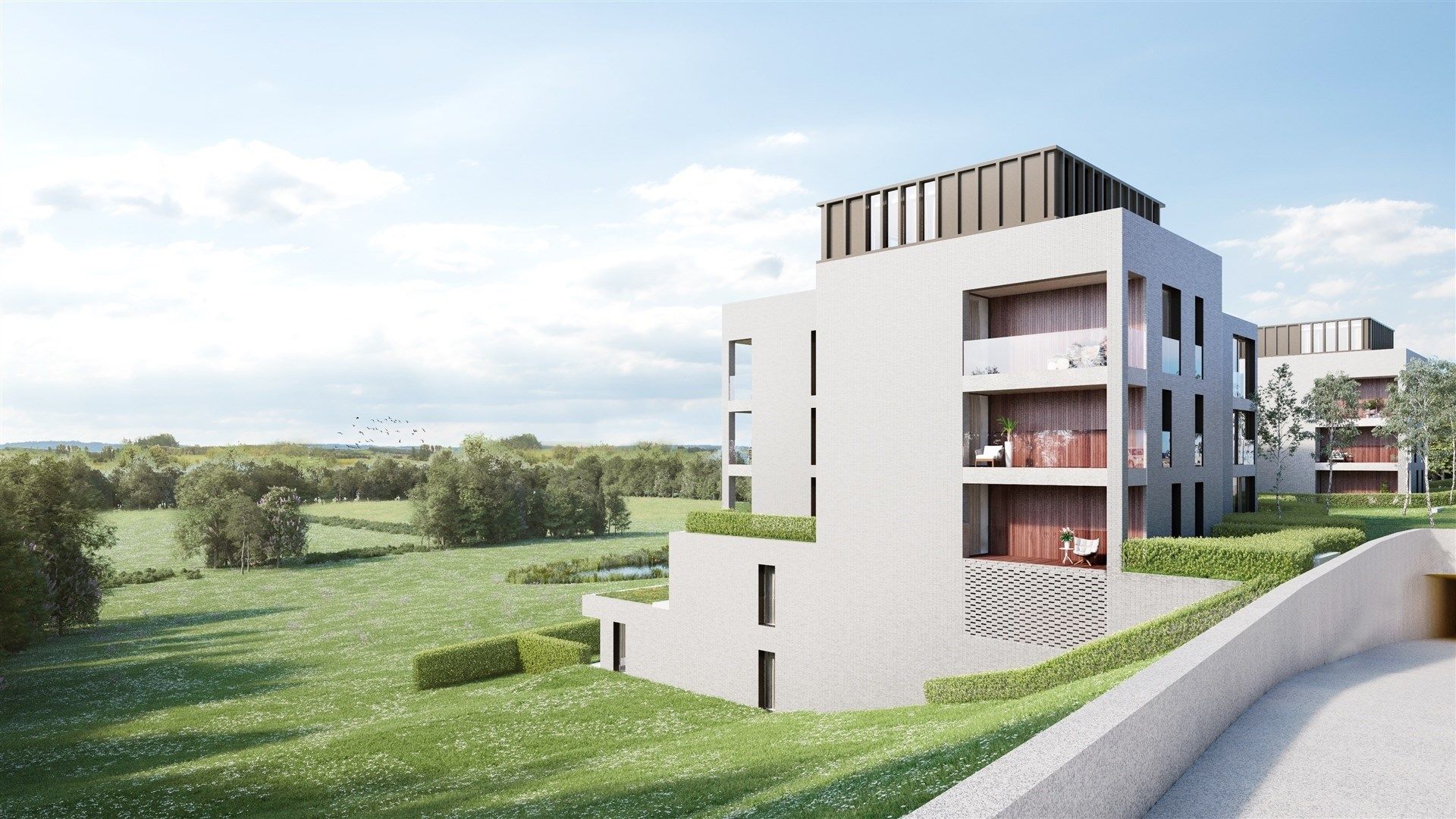 Nieuwbouw appartement in de natuur, vlak bij Liedekerke foto 3