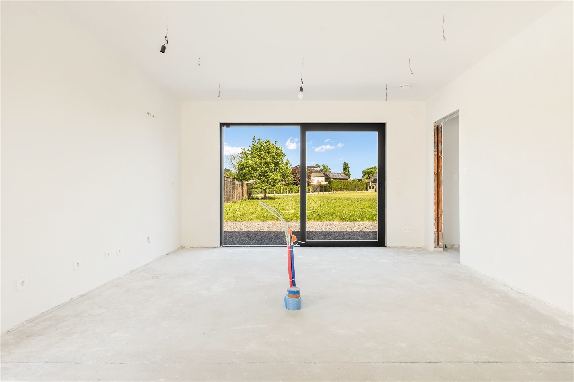 KWALITATIEF EN ENERGIENEUTRALE WONING OP RUSTIG GELEGEN PERCEEL TE PAAL foto 9