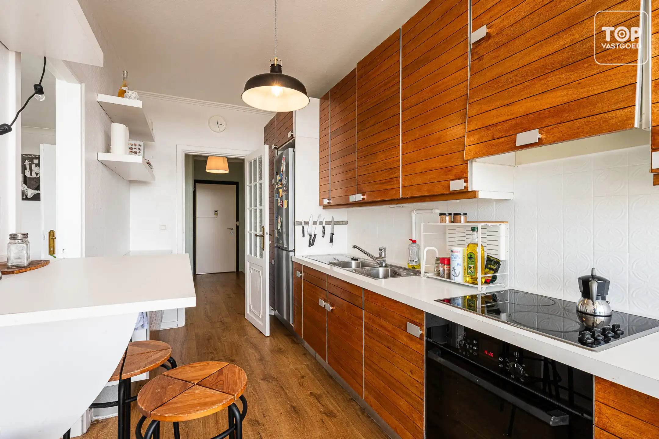 Lichtrijk appartement met groot terras en prachtig zicht over Gent foto 9