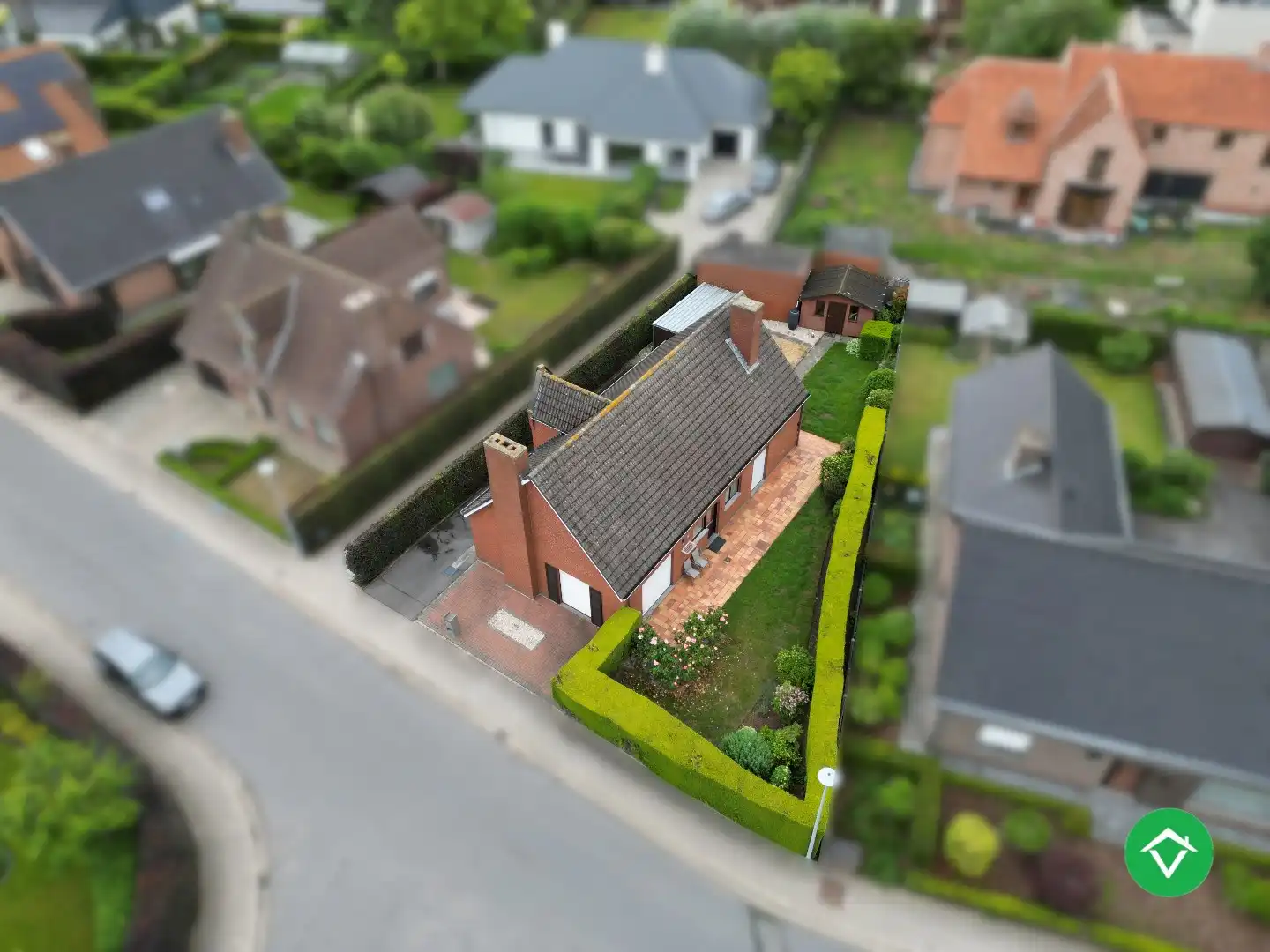 Gelijkvloerse woning met 3 slaapkamers, tuin en garage in een doodlopende straat te Roeselare foto 26