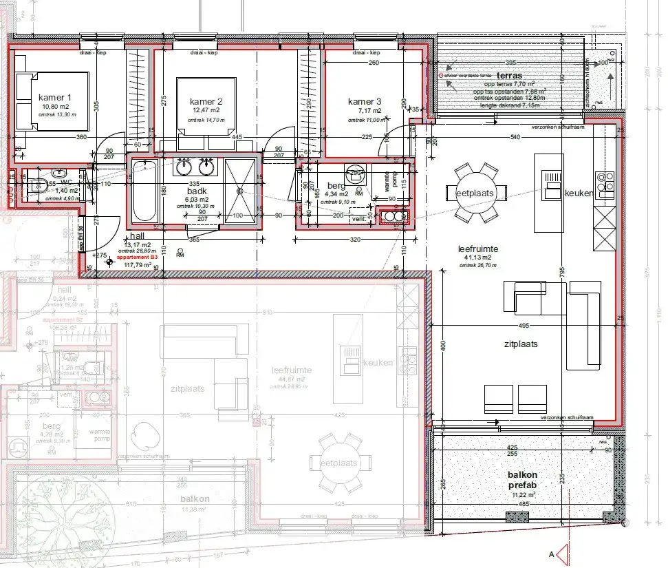 1e VERDIEP - Nieuwbouw - 3 slaapkamers ! foto 2